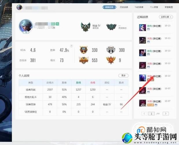 LOL查战绩攻略：轻松掌握你的战绩查询方法与技巧
