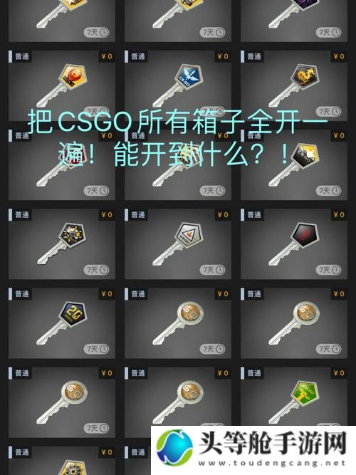 揭秘CSGO箱子：最新资讯、攻略与开箱技巧一网打尽