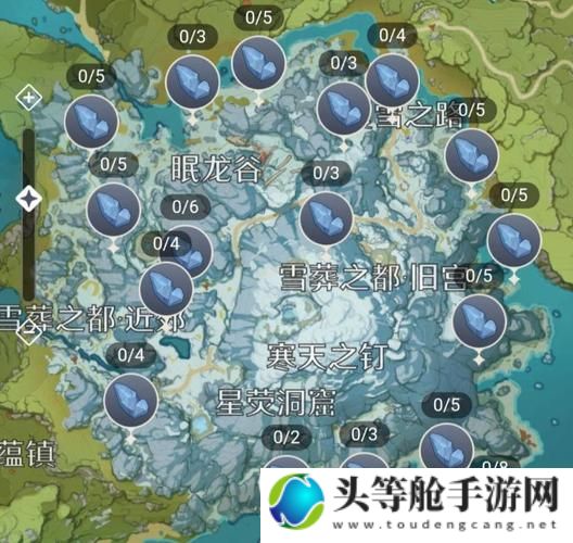 揭秘星银矿石分布地图，轻松掌握原神矿石采集攻略