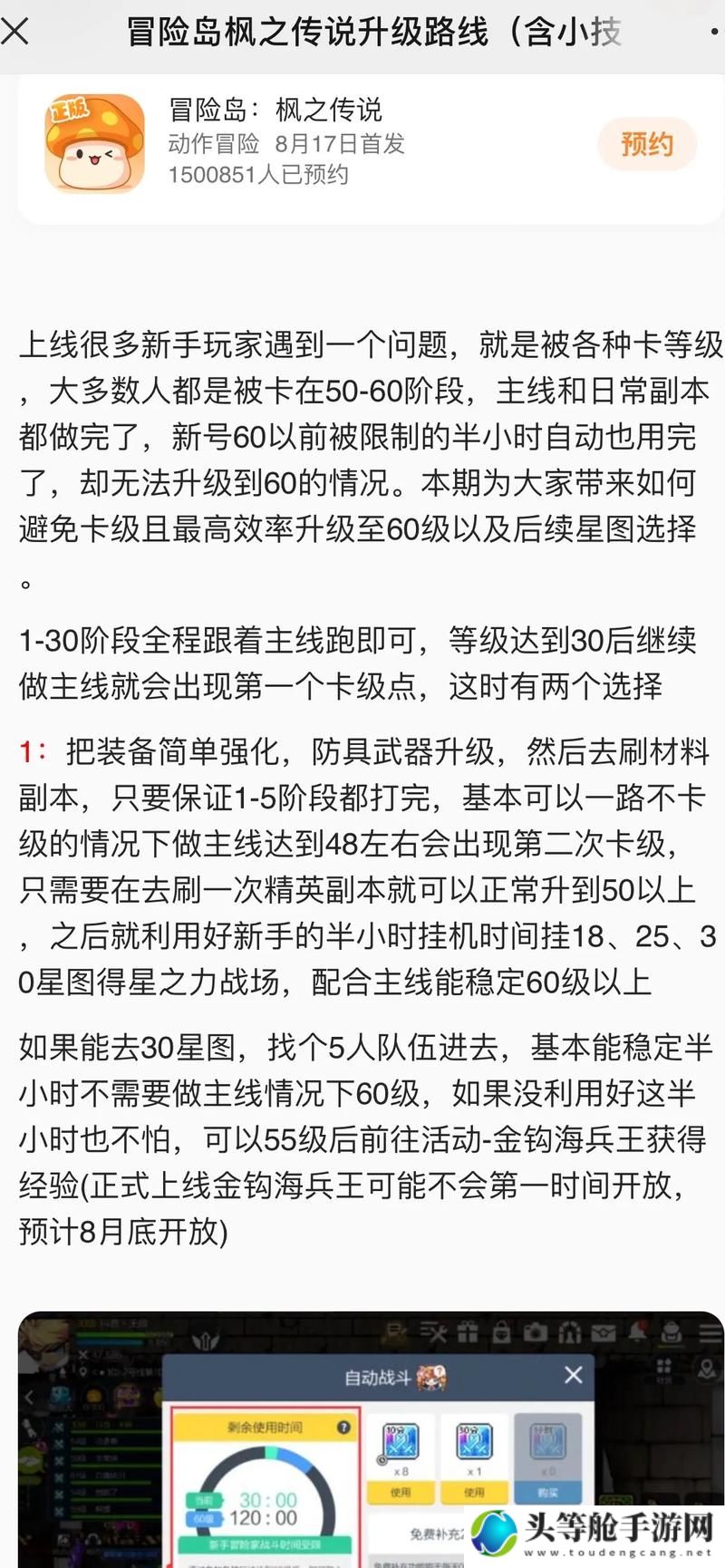 冒险岛1：全新攻略与深度解析