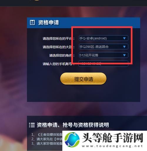 王者体验服申请攻略：轻松获取专属体验资格！