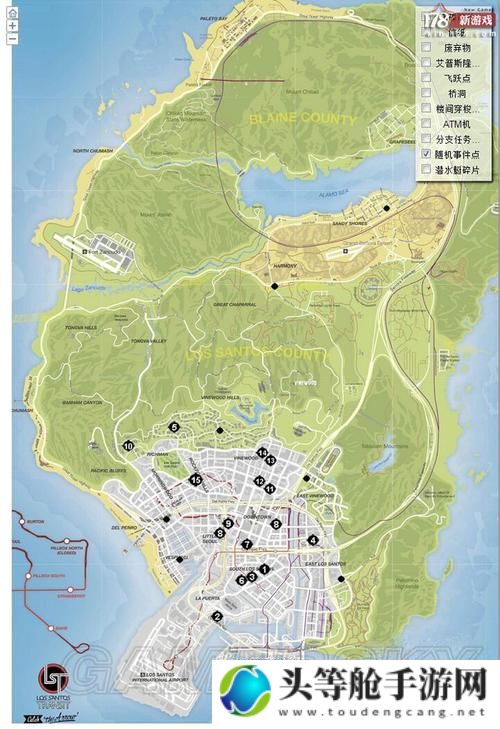 揭秘GTA5地图：全方位攻略与实用技巧一网打尽