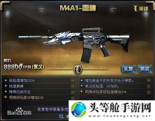 M4A1雷神攻略与资讯：掌握核心技巧，成为战场霸主！