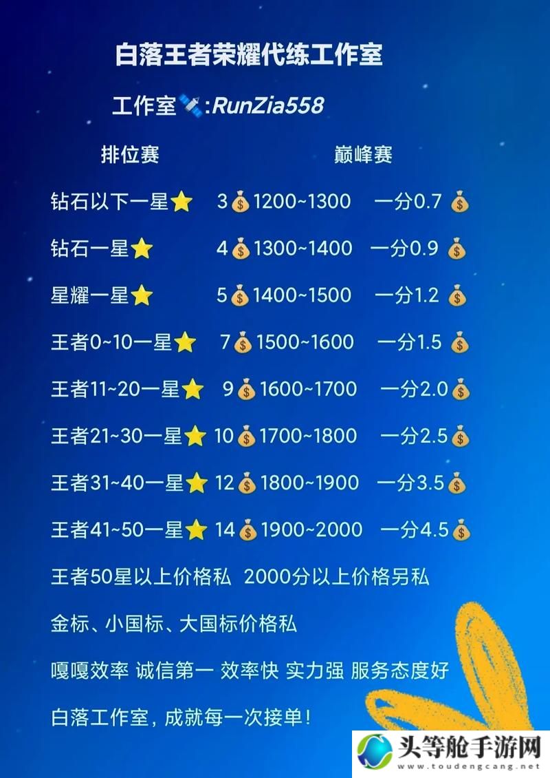 王者代练接单平台攻略——轻松上分，高效接单！