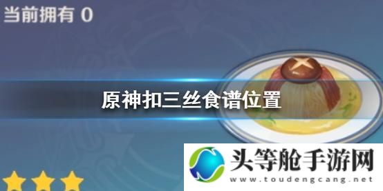 扣三丝：游戏秘籍与攻略大全